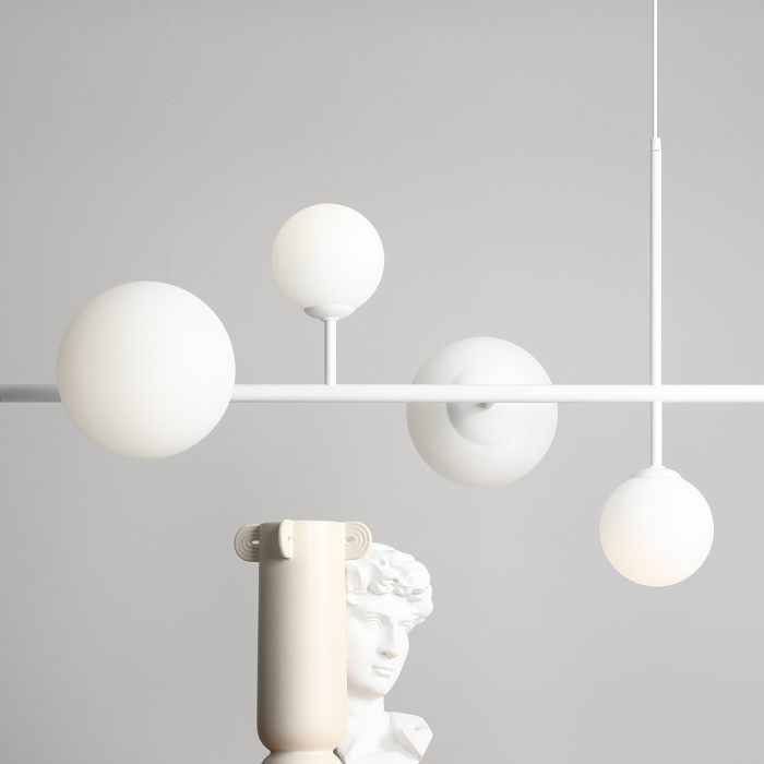 Lustră DIONE  6 becuri  WHITE [3]
