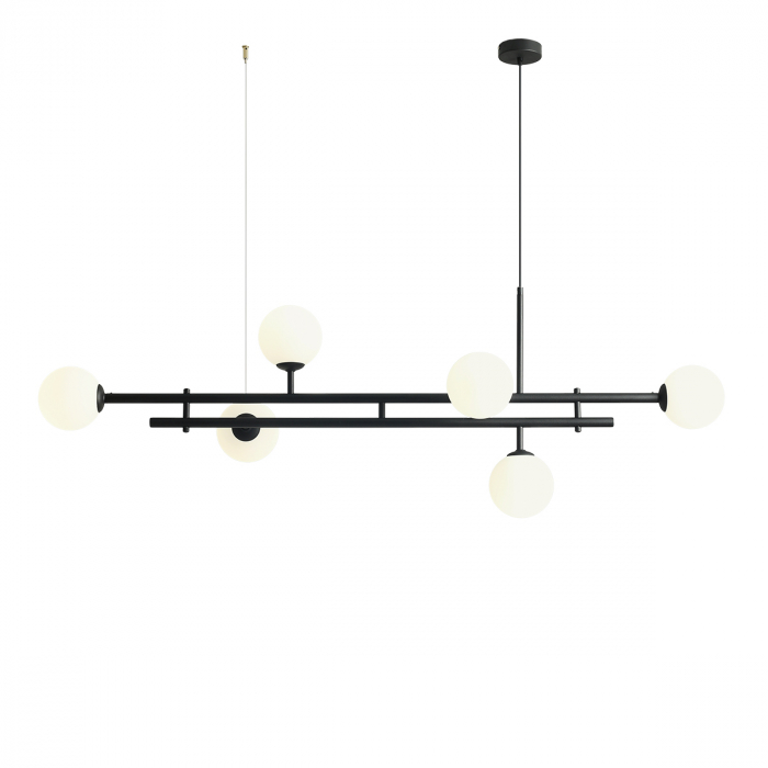 Lustră HARMONY cu 6 becuri BLACK [7]