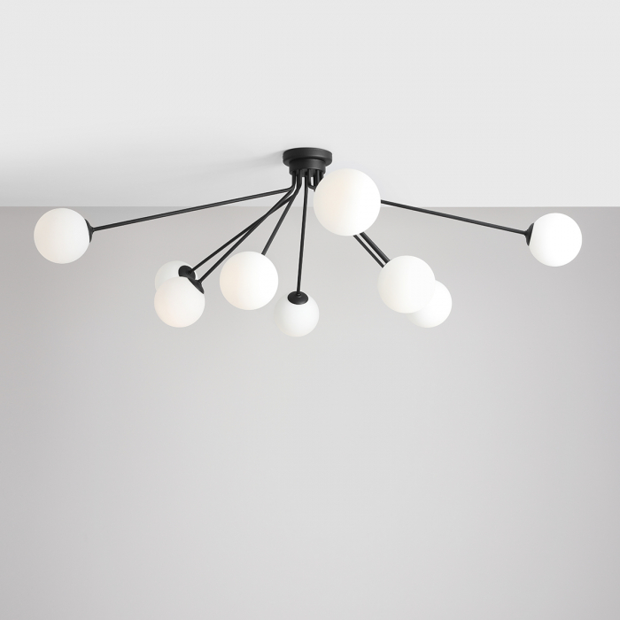 Lustră HOLM cu 10 becuri BLACK [4]