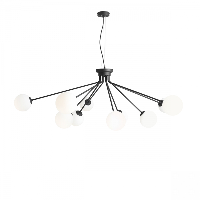 Lustră HOLM cu 10 becuri  BLACK [7]