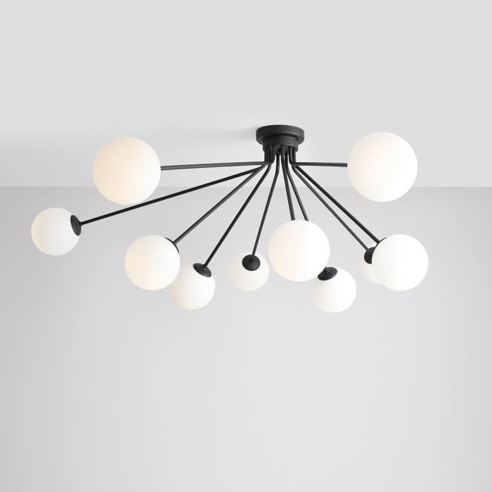 Lustră HOLM cu 10 becuri BLACK [5]