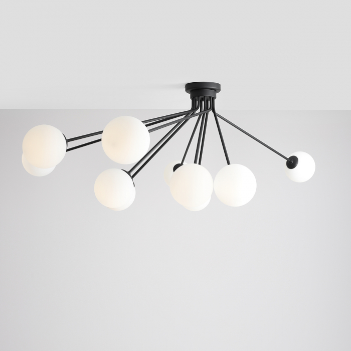 Lustră HOLM cu 10 becuri BLACK [7]