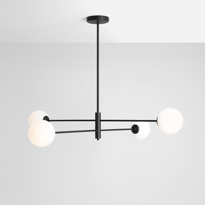 Lustră HOMME 4 becuri BLACK [9]