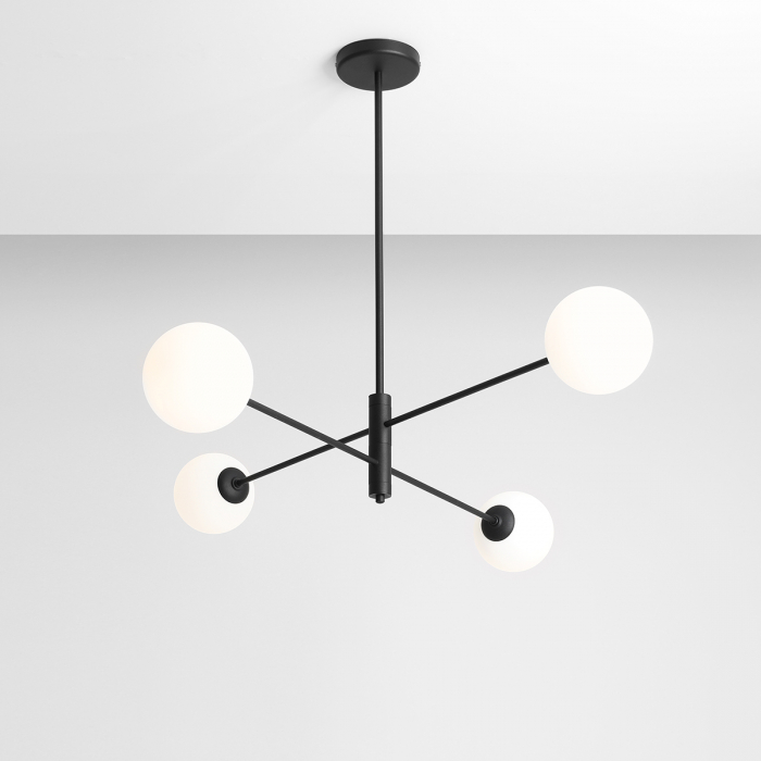 Lustră HOMME 4 becuri BLACK [5]