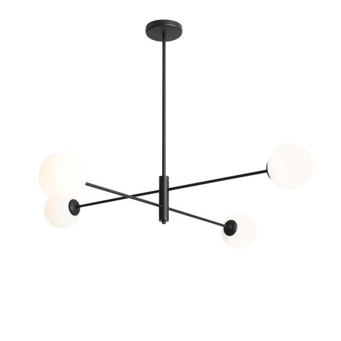 Lustră HOMME 4 becuri BLACK [8]