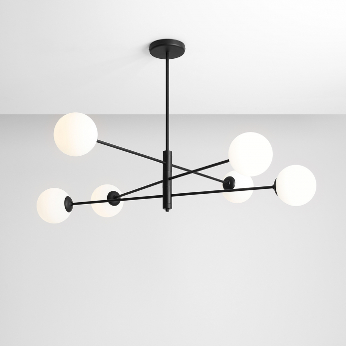 Lustră HOMME 6 becuri  BLACK [5]