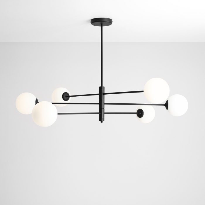 Lustră HOMME 6 becuri  BLACK [3]