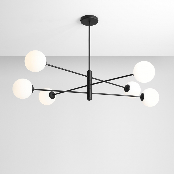 Lustră HOMME 6 becuri  BLACK [2]