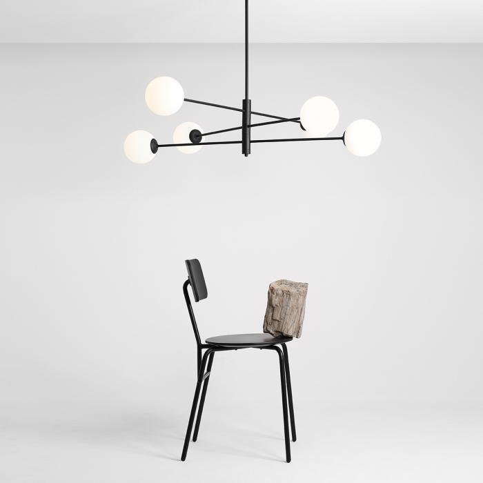 Lustră HOMME 6 becuri  BLACK [9]