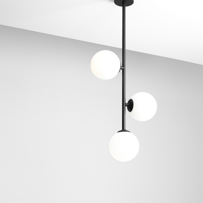 Lustră LIBRA 3 becuri BLACK [6]