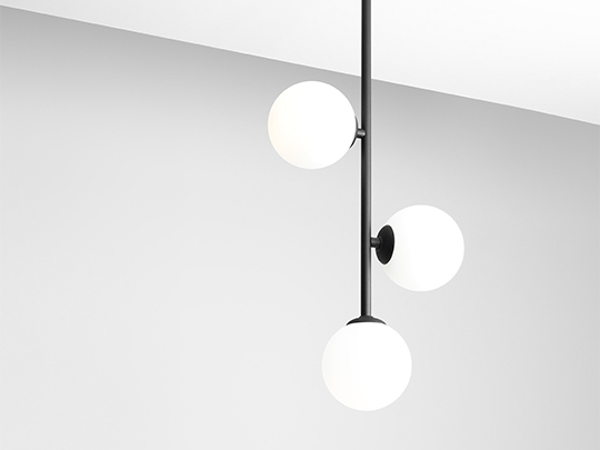 Lustră LIBRA 3 becuri BLACK [7]