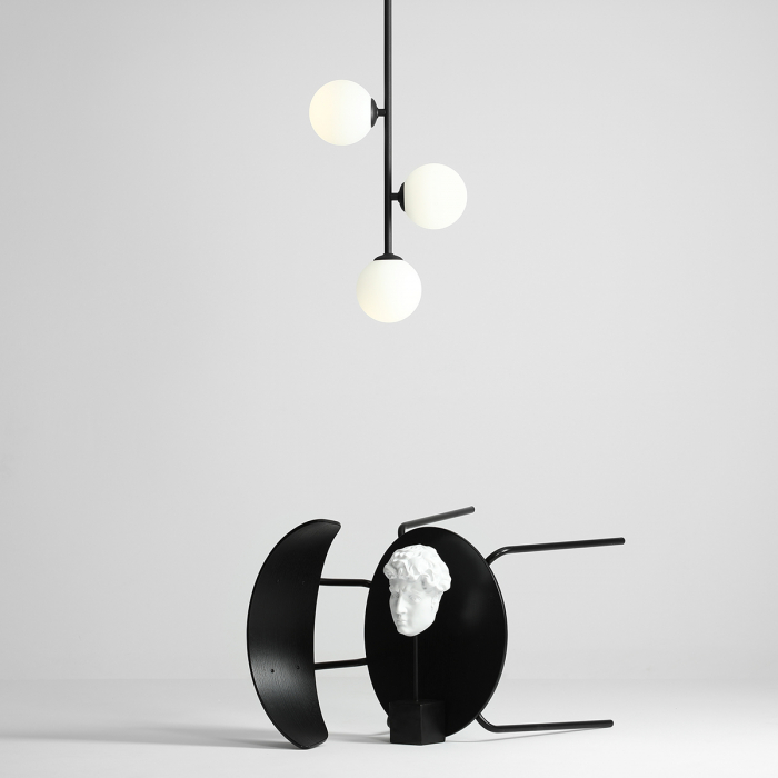 Lustră LIBRA 3 becuri BLACK [4]