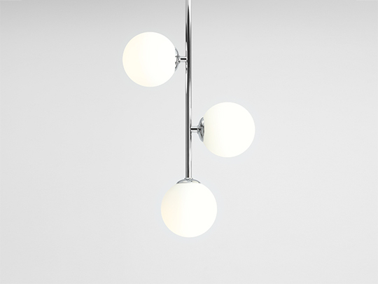 Lustră LIBRA 3 becuri CHROME [5]