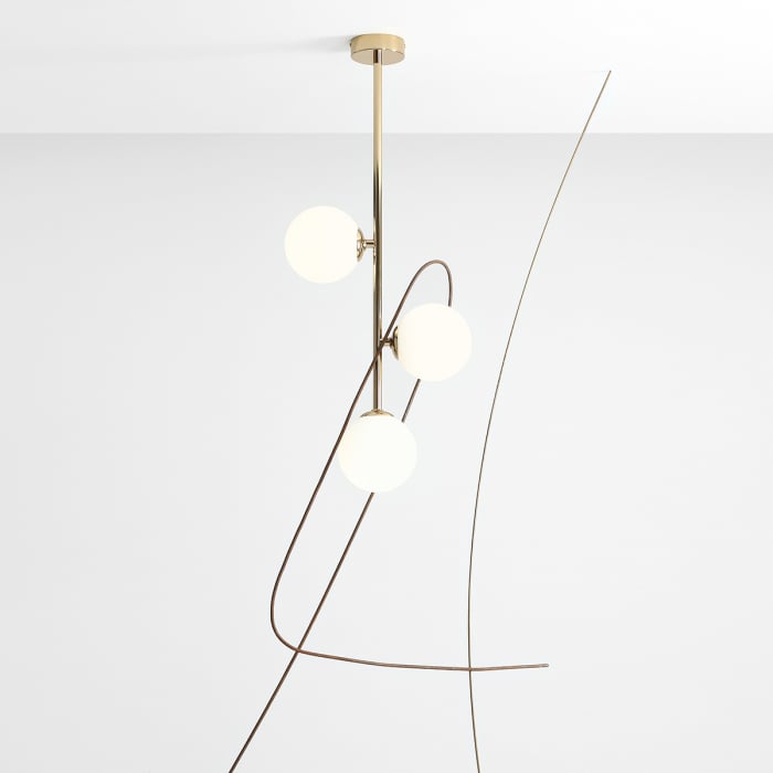 Lustră LIBRA 3 becuri GOLD [3]