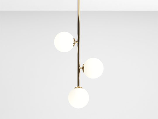 Lustră LIBRA 3 becuri GOLD [6]