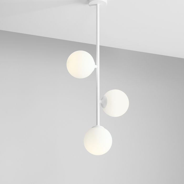 Lustră LIBRA 3 becuri WHITE [6]
