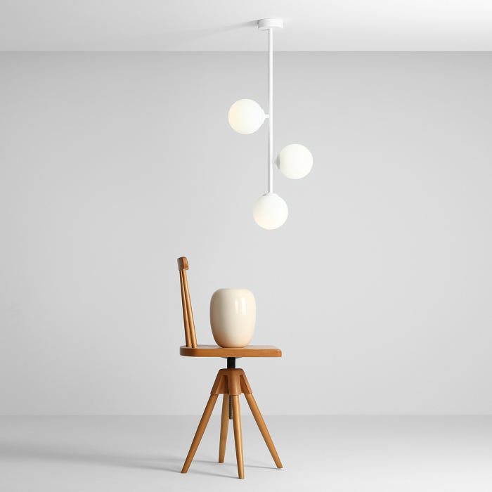 Lustră LIBRA 3 becuri WHITE [4]