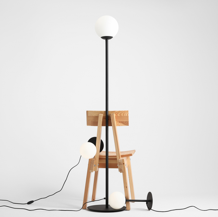 Lampadar PINNE BLACK [8]