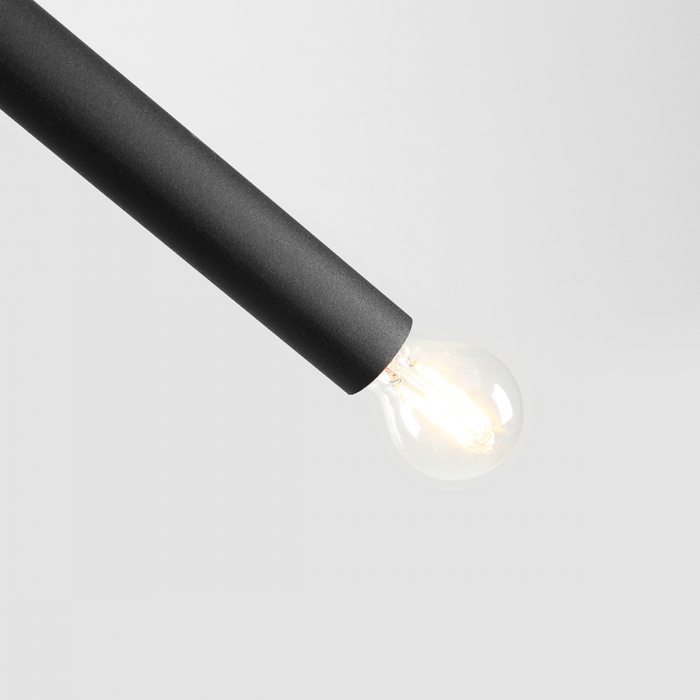 Lustră TUBO cu 4 becuri BLACK [3]