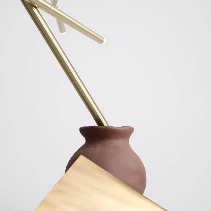 Lustră TUBO cu 6 becuri BRASS [9]