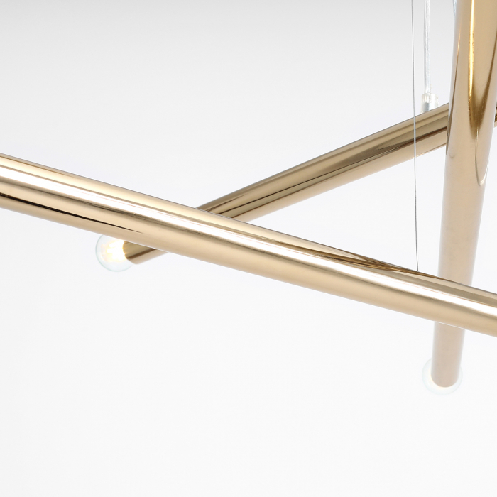 Lustră TUBO cu 6 becuri GOLD [5]