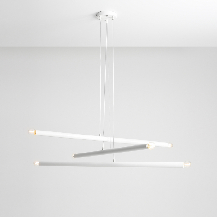 Lustră TUBO cu 6 becuri WHITE [6]