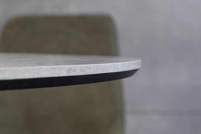 Masa de dining ATELIER cu aspect de piatra gri, 100 cm [8]