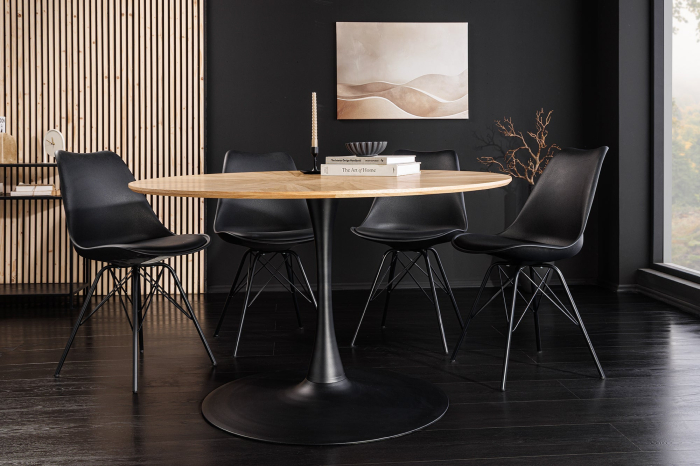 Masa de dining ATELIER din lemn de stejar, 120 cm [5]