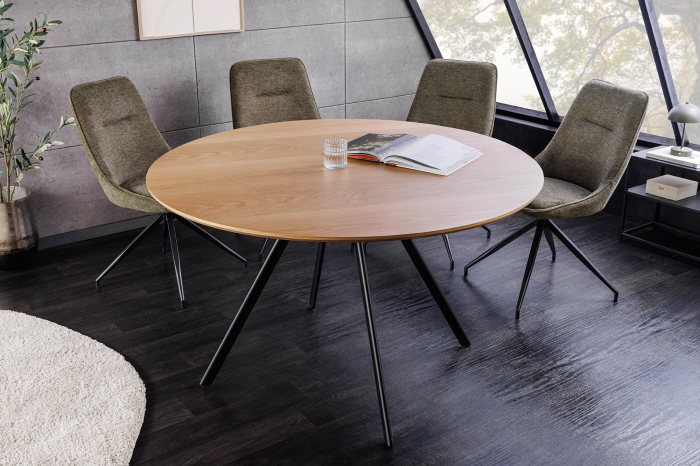 Masa de dining ATELIER din lemn de stejar, 120 cm [3]