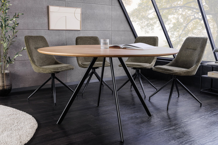 Masa de dining ATELIER din lemn de stejar, 120 cm [4]