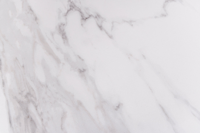 Masă de dining ETERNITY 160-200cm, ceramică cu aspect de marmură albă și sticlă securizată [7]