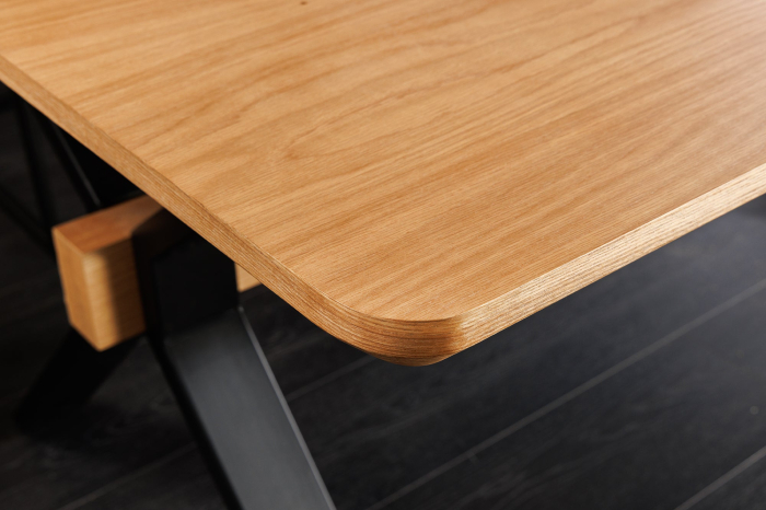 Masa de dining GIANT din lemn de stejar, 180-300 cm [6]