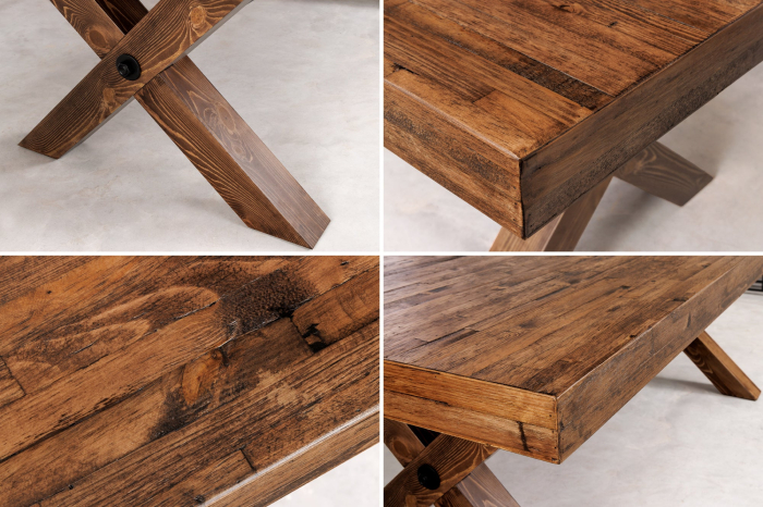 Masa de dining GOLIATH din lemn de pin, 210 cm [8]