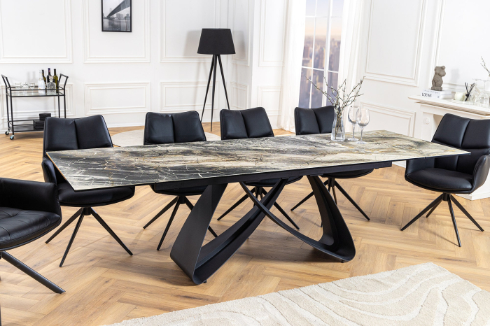 Masa de dining INFINITY extensibila cu aspect ceramic, 180-220-260 cm [6]