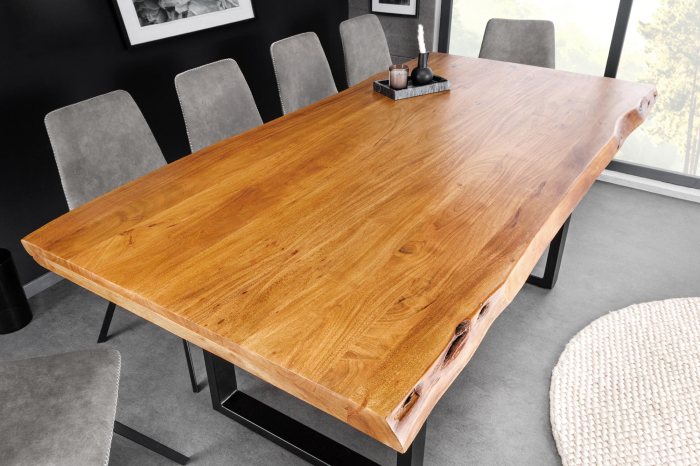 Masa de dining MAMMUT din lemn de salcam, 200 cm  [3]
