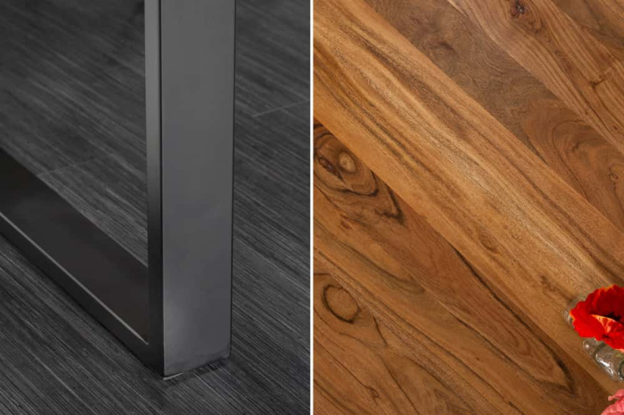 Masa de dining MAMMUT din lemn de salcam salbatic, 180 cm [6]