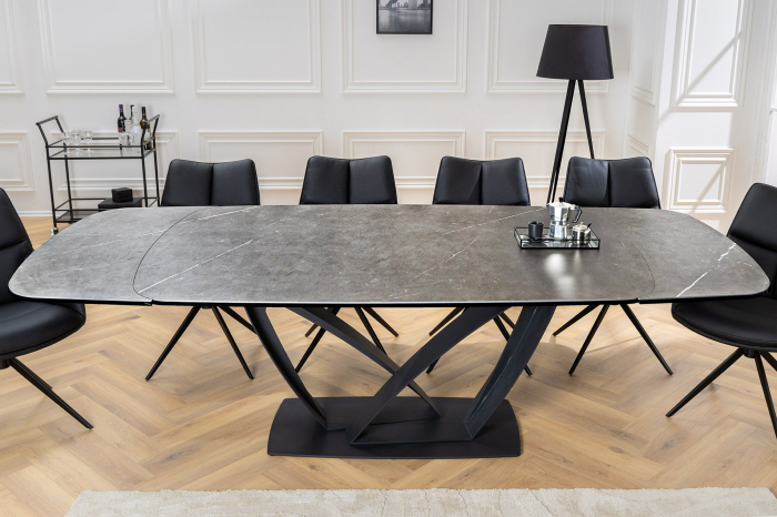 Masa de dining PAPILLON extensibila cu aspect ceramic, 180-220-260 cm [3]