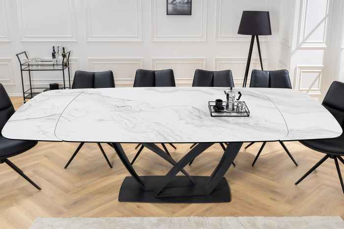 Masa de dining PAPILLON extensibila cu aspect ceramic, 180-220-260 cm [3]