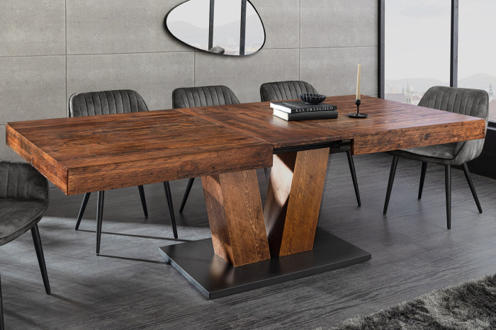 Masa de dining RANCHO extensibila din lemn de pin, 160-200 cm [2]