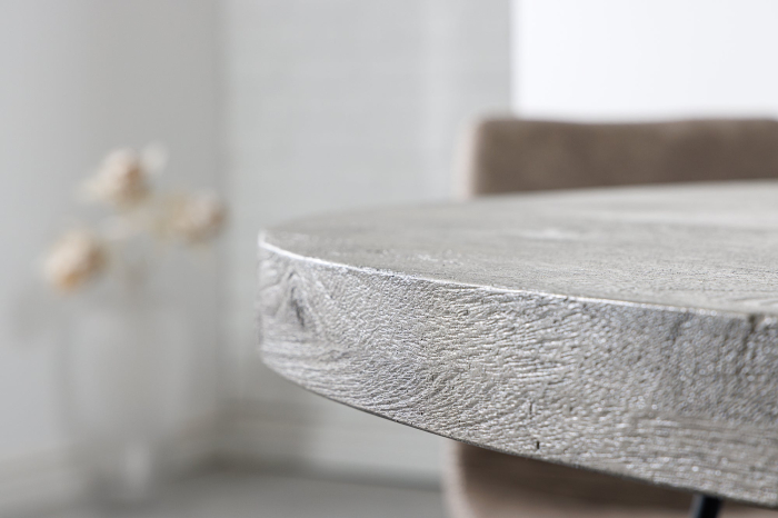 Masa de dining SCORPION din lemn de mango gri, 120 cm [7]