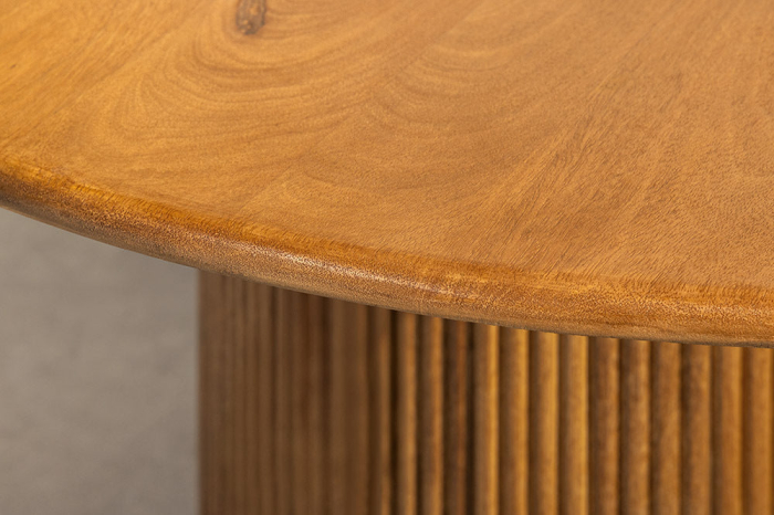 Masa de dining TRES CHIC din lemn de mango si spatiu de depozitare, 120 cm [6]