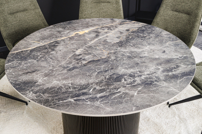 Masa de dining UNIQUE din ceramica, 120 cm [5]