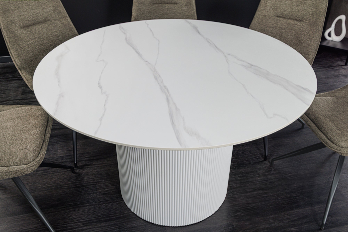 Masa de dining UNIQUE din ceramica, 120 cm [5]