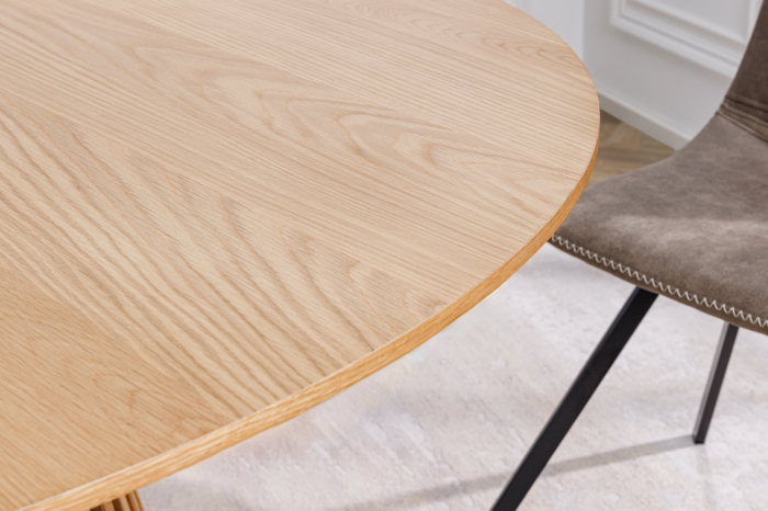 Masa de dining VALHALLA WOOD din lemn de stejar, 120 cm [4]