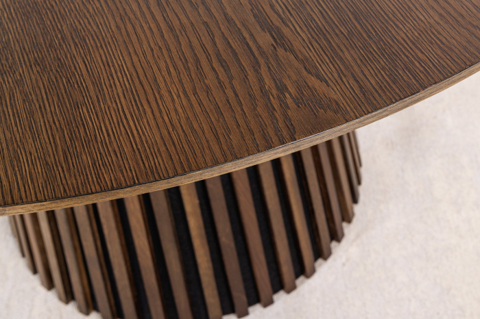 Masa de dining VALHALLA WOOD din lemn de stejar, 140 cm [6]