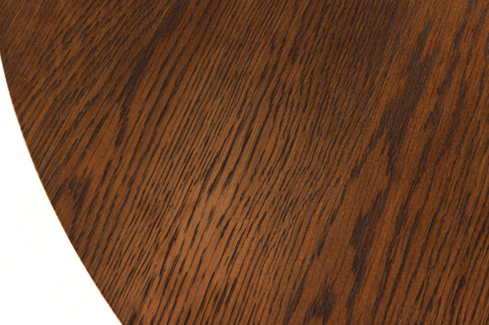 Masă de dining VALHALLA WOOD rotundă 120-160-200cm extensibilă stejar închis [6]