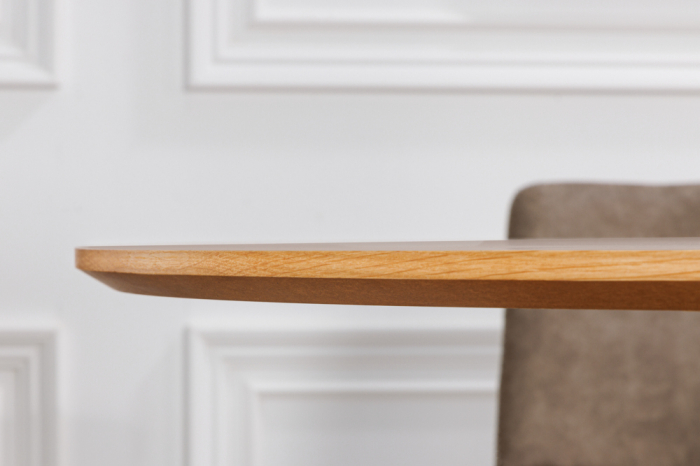Masa dining Valahia din lemn de pin si MDF, 120 cm [8]