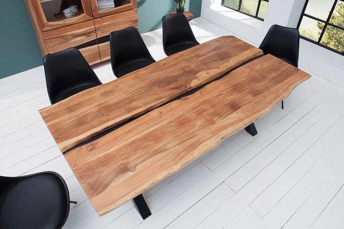Masă dining din lemn de salcâm Amazonas, 200 cm [7]