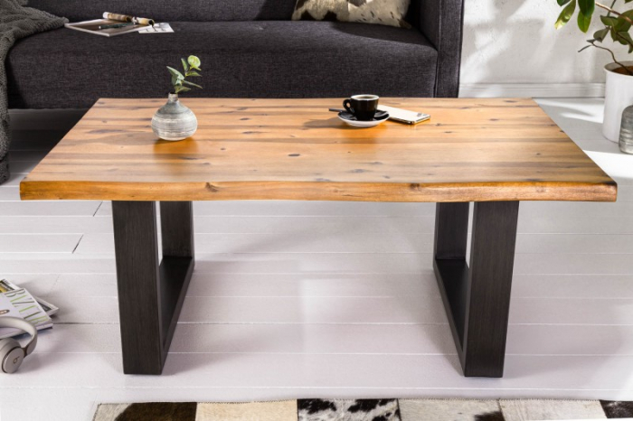 Măsuță de cafea din lemn masiv de salcâm Genesis, 110 cm [3]