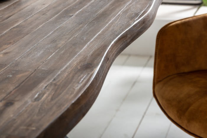 Masa dining dreptunghiulara Genesis cu blat din lemn de salcam, 160 cm [4]